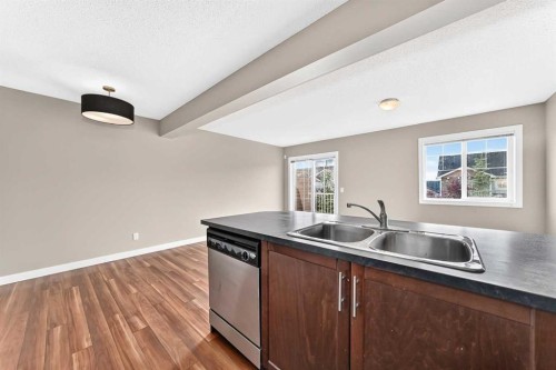 141 Pantego Lane Nw, Calgary, AB - Indoor Photo Showing Kitchen With Double Sink