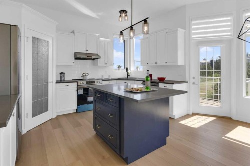 99 Edgeridge View Nw, Calgary, AB - Indoor Photo Showing Kitchen With Upgraded Kitchen