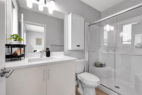 426 Shawnee Square Sw, Calgary, AB - Indoor Photo Showing Bathroom