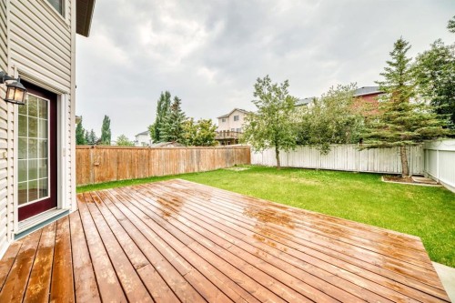 262 Coventry Court Ne, Calgary, AB - Outdoor With Deck Patio Veranda With Backyard