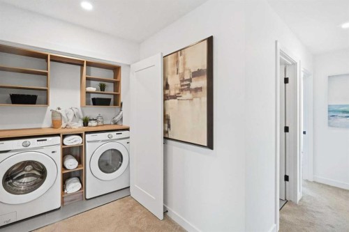 108 Na'A Heights Sw, Calgary, AB - Indoor Photo Showing Laundry Room