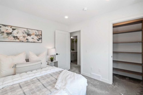 108 Na'A Heights Sw, Calgary, AB - Indoor Photo Showing Bedroom