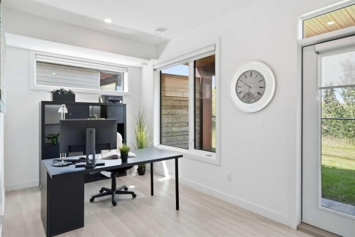108 Na'A Heights Sw, Calgary, AB - Indoor Photo Showing Office