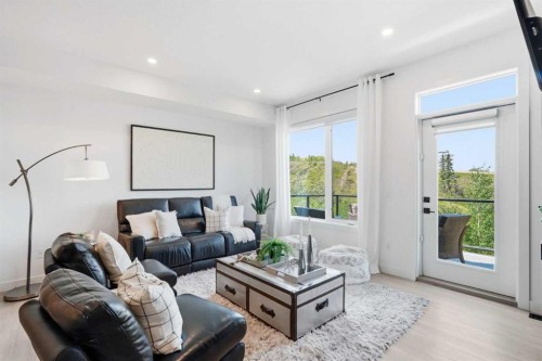 108 Na'A Heights Sw, Calgary, AB - Indoor Photo Showing Living Room