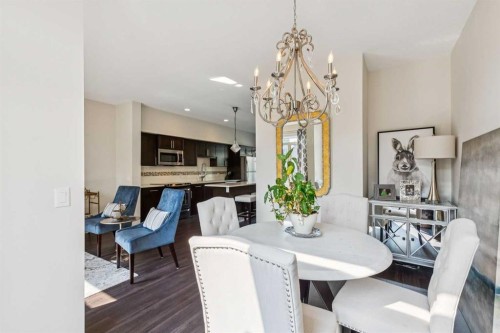 16 Westpark Common Sw, Calgary, AB - Indoor Photo Showing Dining Room