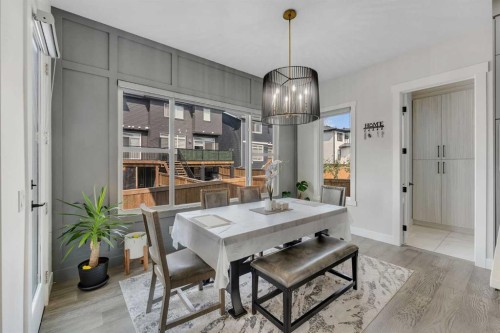 32 Waterford Terrace, Chestermere, AB - Indoor Photo Showing Dining Room