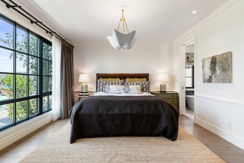 82 Valour Circle Sw, Calgary, AB - Indoor Photo Showing Bedroom