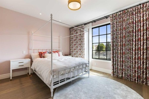 82 Valour Circle Sw, Calgary, AB - Indoor Photo Showing Bedroom