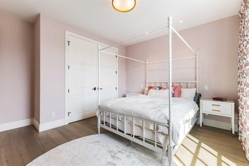 82 Valour Circle Sw, Calgary, AB - Indoor Photo Showing Bedroom