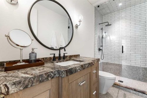 82 Valour Circle Sw, Calgary, AB - Indoor Photo Showing Bathroom