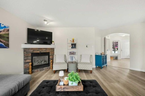 13061 Coventry Hills Way Ne, Calgary, AB - Indoor Photo Showing Living Room With Fireplace