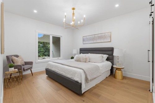 12 Prominence Point Sw, Calgary, AB - Indoor Photo Showing Bedroom