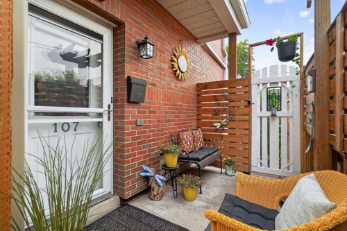 107-1615 13 Avenue Sw, Calgary, AB - Outdoor With Deck Patio Veranda With Exterior