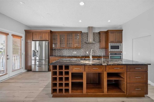 168 Covepark Rise Ne, Calgary, AB - Indoor Photo Showing Kitchen With Stainless Steel Kitchen