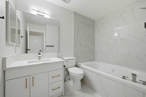 176 Taracove Estate Drive Ne, Calgary, AB - Indoor Photo Showing Bathroom