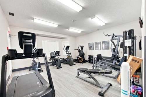 128 Sienna Park Green Sw, Calgary, AB - Indoor Photo Showing Gym Room