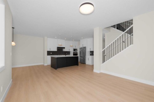 500 Rivercrest View, Cochrane, AB - Indoor Photo Showing Kitchen