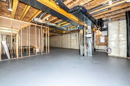 500 Rivercrest View, Cochrane, AB - Indoor Photo Showing Basement