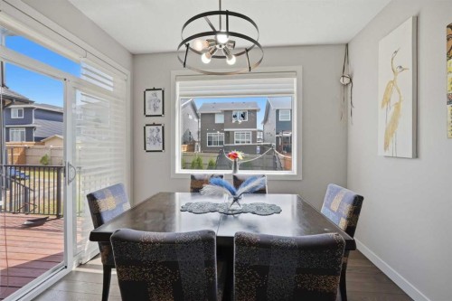52 Sunrise Way, Cochrane, AB - Indoor Photo Showing Dining Room