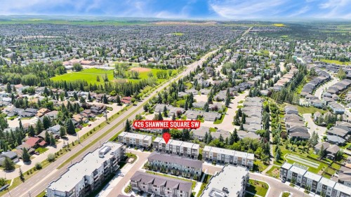 426 Shawnee Square Sw, Calgary, AB - Outdoor With View