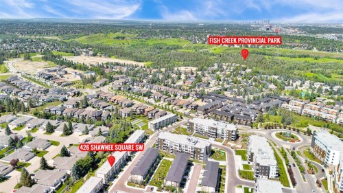 426 Shawnee Square Sw, Calgary, AB - Outdoor With View