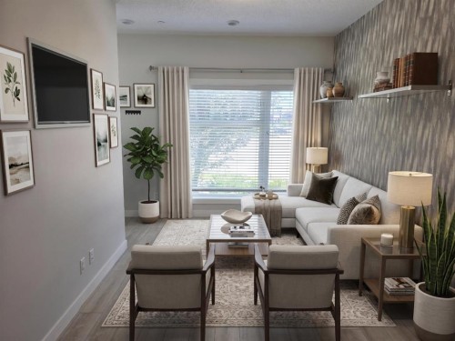 107 Lucas Boulevard Nw, Calgary, AB - Indoor Photo Showing Living Room