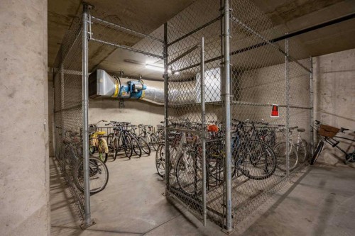 118-3600 15A Street Sw, Calgary, AB - Indoor Photo Showing Garage
