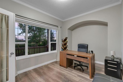 112 Pinto Lane Se, Airdrie, AB - Indoor Photo Showing Office