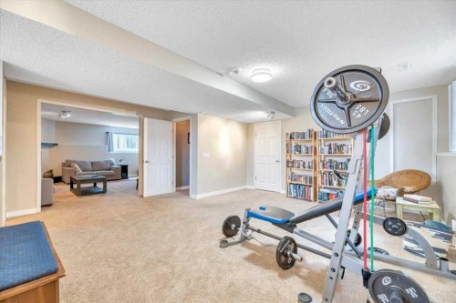 156 Aspen Creek Crescent, Strathmore, AB - Indoor Photo Showing Gym Room
