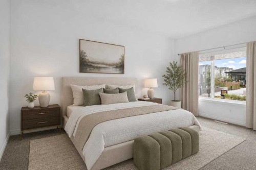 358 Marina Cove Se, Calgary, AB - Indoor Photo Showing Bedroom