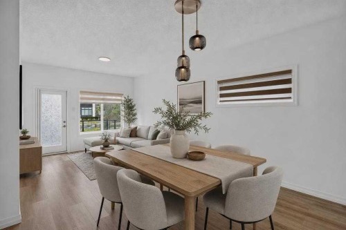 358 Marina Cove Se, Calgary, AB - Indoor Photo Showing Dining Room