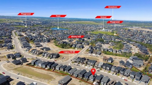 423 Legacy Circle Se, Calgary, AB - Outdoor With View