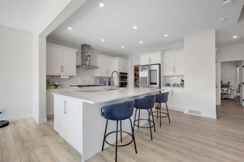 423 Legacy Circle Se, Calgary, AB - Indoor Photo Showing Kitchen With Upgraded Kitchen