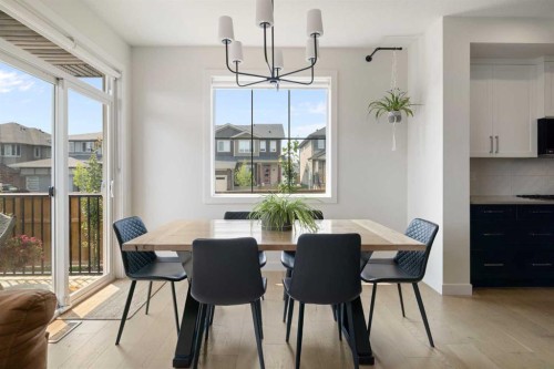 4 Mill Road, Cochrane, AB - Indoor Photo Showing Dining Room