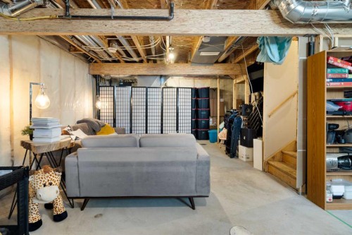 4 Mill Road, Cochrane, AB - Indoor Photo Showing Basement