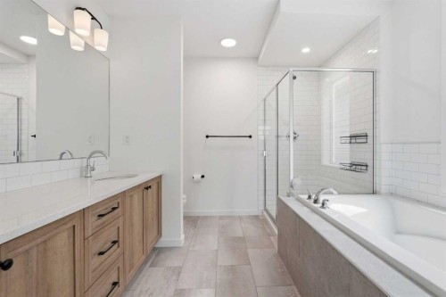 129 Treeline Avenue Sw, Calgary, AB - Indoor Photo Showing Bathroom