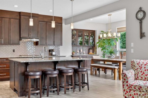131 Cranarch Crescent Se, Calgary, AB - Indoor Photo Showing Kitchen With Upgraded Kitchen