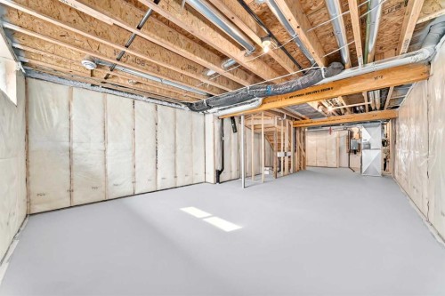 186 Lanark Gate Se, Airdrie, AB - Indoor Photo Showing Basement