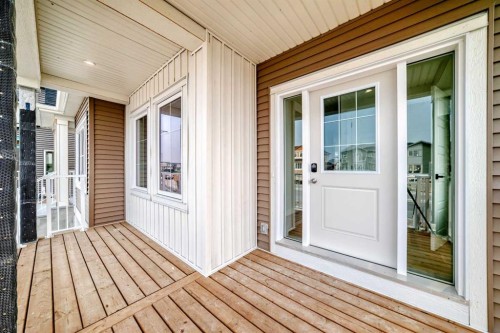 186 Lanark Gate Se, Airdrie, AB - Outdoor With Deck Patio Veranda With Exterior