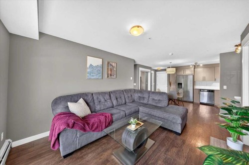 4203-302 Skyview Ranch Drive Ne, Calgary, AB - Indoor Photo Showing Living Room
