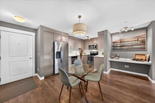4203-302 Skyview Ranch Drive Ne, Calgary, AB - Indoor Photo Showing Dining Room