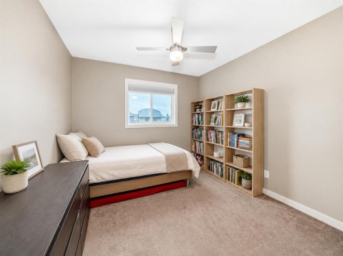 109 New Brighton Park Se, Calgary, AB - Indoor Photo Showing Bedroom