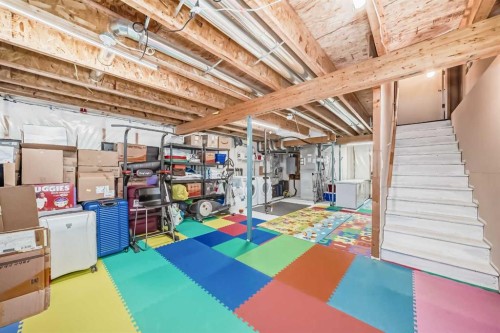 109 New Brighton Park Se, Calgary, AB - Indoor Photo Showing Basement