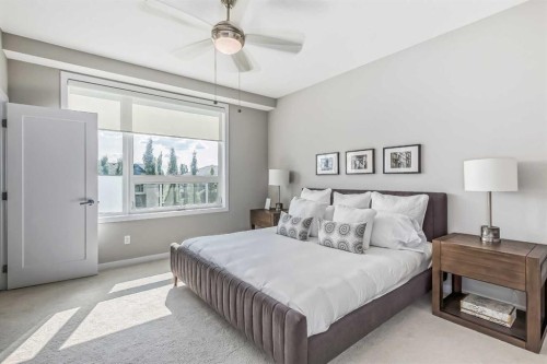 8539 8A Avenue Sw, Calgary, AB - Indoor Photo Showing Bedroom