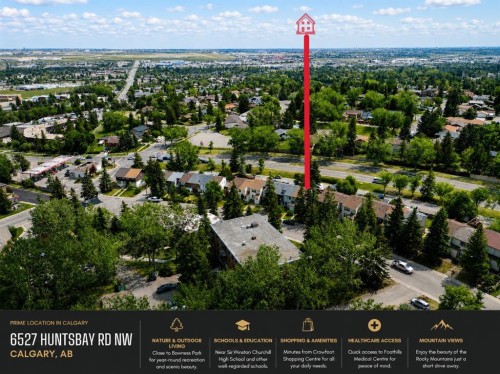 6527 Huntsbay Road Nw, Calgary, AB -  With View
