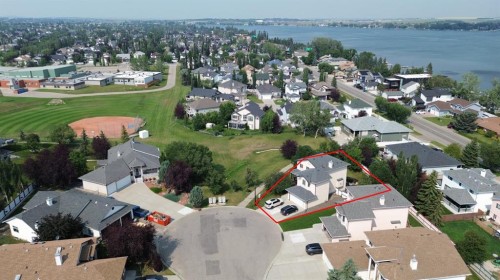 418 Long Beach Landing, Chestermere, AB - Outdoor With Body Of Water With View