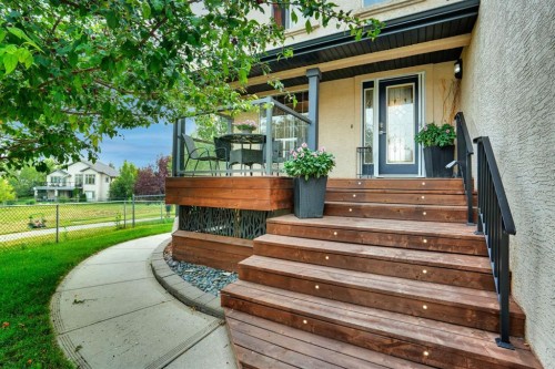 418 Long Beach Landing, Chestermere, AB - Outdoor With Deck Patio Veranda