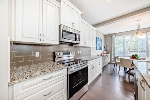 264 Auburn Bay Drive Se, Calgary, AB - Indoor Photo Showing Kitchen With Upgraded Kitchen