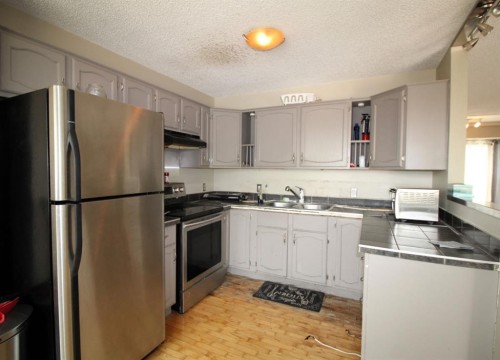 112 Macewan Meadow Crescent Nw, Calgary, AB - Indoor Photo Showing Kitchen With Double Sink
