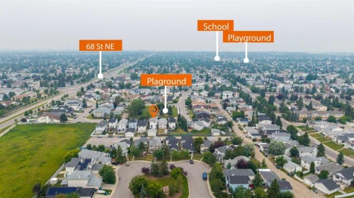 68 Laguna Close Ne, Calgary, AB - Outdoor With View